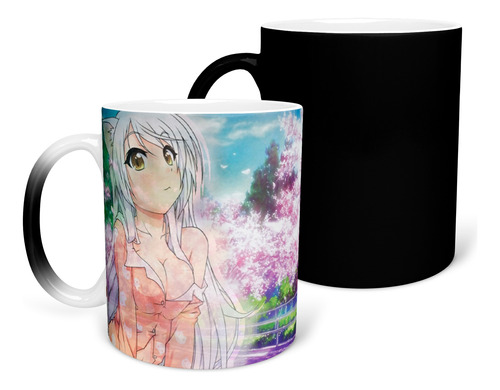 Hanekawa Bakemonogatari Taza Mágica Personalizada Anime Mod5