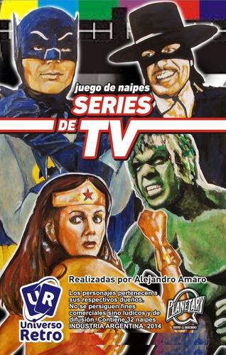 Cartas Series Tv Batman Zorro Brigada A Universo Retro 80