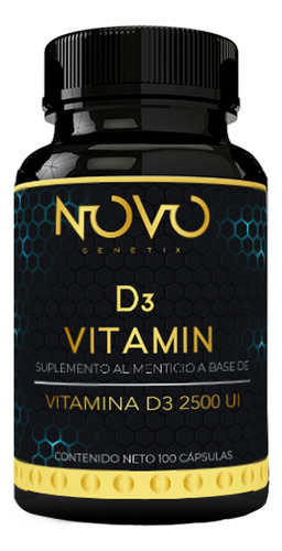 Suplemento Alimenticio Vitamina D3 100 Capsulas Gel