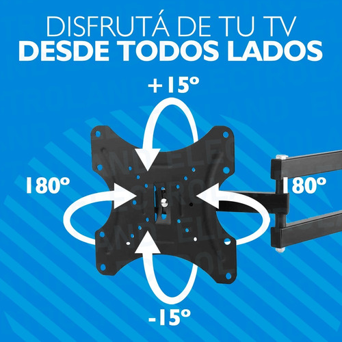 Imagen 5 de 10 de Soporte Tv Monitor Soporte 14 A 55 Pulgadas Brazo Articulado