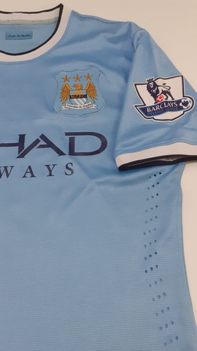 Camisa Manchester City 2014 Kun Aguero Original De Jogo Mca