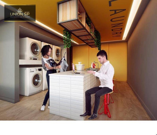 Studio Com 1 Dormitório À Venda, 26 M² Por R$ 520.000,00 - Pompeia - São Paulo/sp - St1379