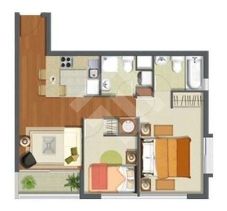 Imagen 10 de 10 de Departamento En Venta De 2 Dorm. Y 2 Baños En San Joaquín