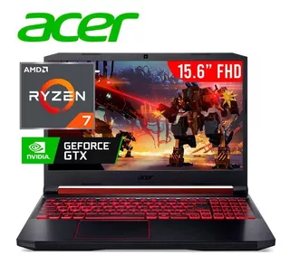 Portatil Acer Nitro 5 R7 4800h 8gb 1tb Ssd256gb Tv4gb Win 10