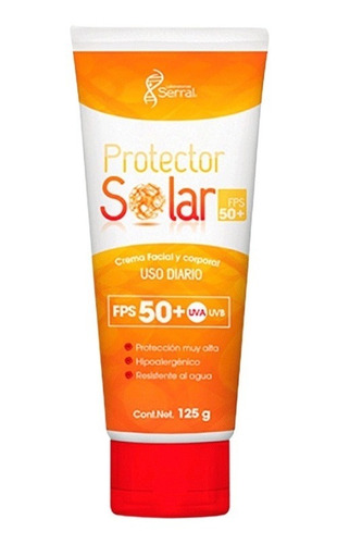 Protector Solar Facial Y Corporal 50 Fps Uva/uvb Serral 125g