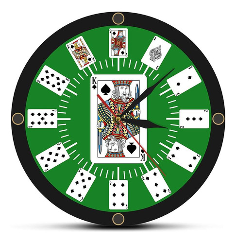Reloj De Cartas The Geeky Days Spade Inspirado En El Texas H