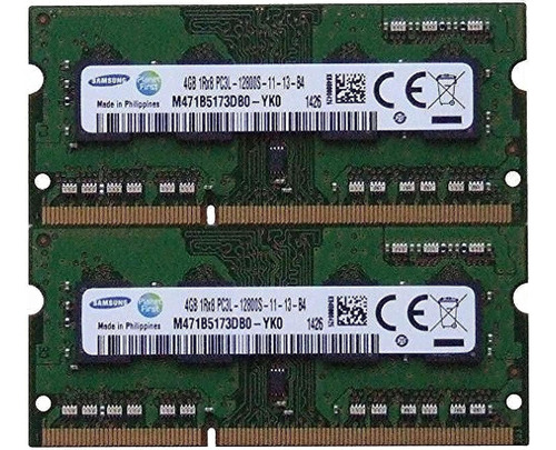 Memoria Ram Samsung 2x4gb Ddr3 Pc3-12800 1600mhz P/ Macbook