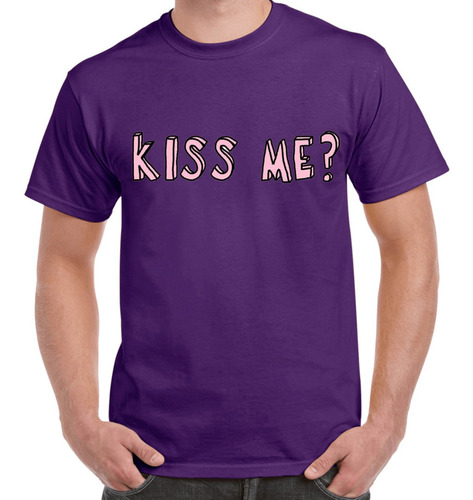 Playera Camiseta Todas Las Tallas Besame Kiss Me Besos Love 