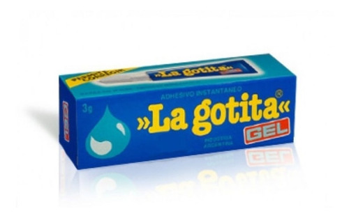 Pegamento La Gotita Gel 3g Adhesivo Instantaneo X2 Unidades