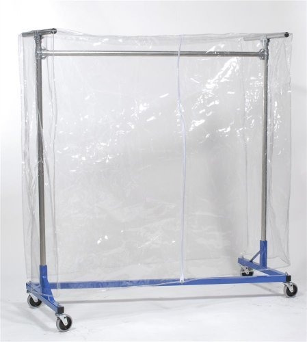 Z-rack Cover Vinilo Transparente Con Cremallera Para Percher