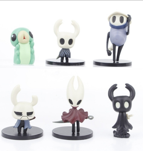 Hollow Knigth Set X6 Figuras Coleccion