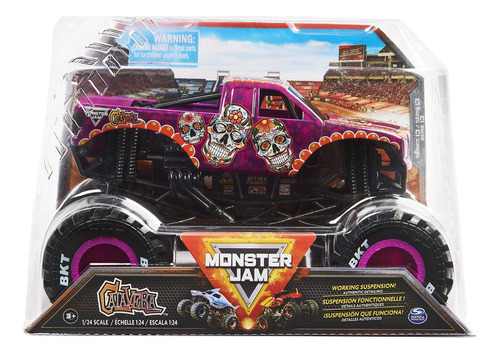 Monster Jam - Camin Monstruo Oficial De Calavera, Vehculo De