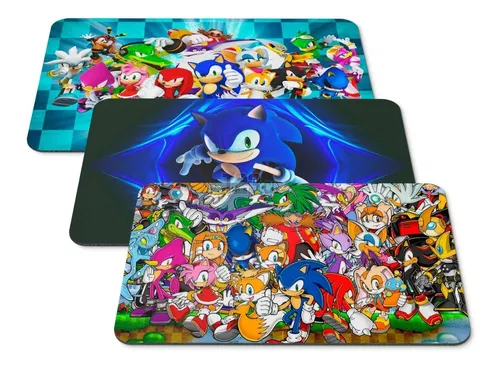 Mouse Pad 22x18cm Gamer Sonic The Hedgehog 177 em Promoção na Americanas