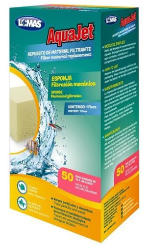 Repuesto Esponja Filtrante Para Filtro Aquaclear 50