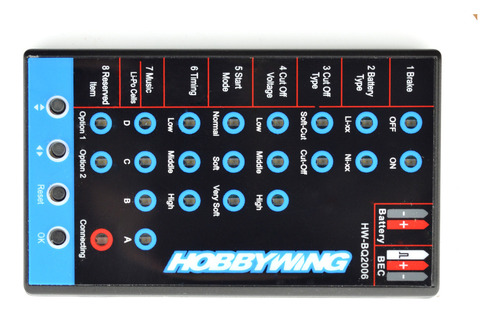 Esc Tarjeta Programadora Hobbywing Skywalker Motor Brushless