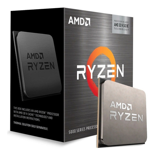 Processador gamer AMD Ryzen 7 5800X3D 100-100000651WOF  de 8 núcleos e  4.5GHz de frequência com gráfica integrada