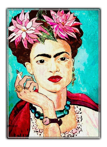 Poster Plastificado 50x70cm Decoração Mexicana Frida