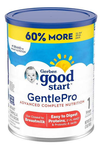 Fórmula En Polvo 0-12 Mes-gerber Good Start Gentlepro 907g