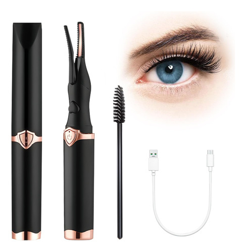 Rizador De Pestañas Eléctrico , Heated Eyelash Curler Con