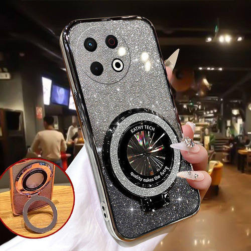 Funda Para Tecno Spark 30 Pro 4g Polvo Flash Magnético+mica