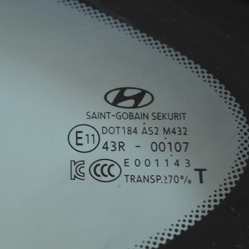 Imagem 2 de 2 de Vidro Janela Lateral Traseira Esquerda New Tucson 2016/...