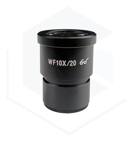 Ocular De Microscopio Wf10x /20 Mechanic Color Negro