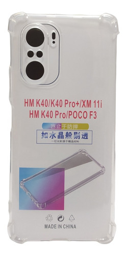 Imagen 3 de 10 de Carcasa Para Xiaomi Poco F3 Transparente Antigolpe