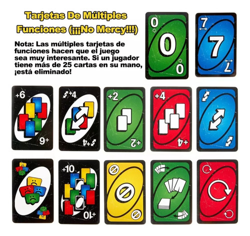 Juego De Cartas Uno Show Em No Mercy