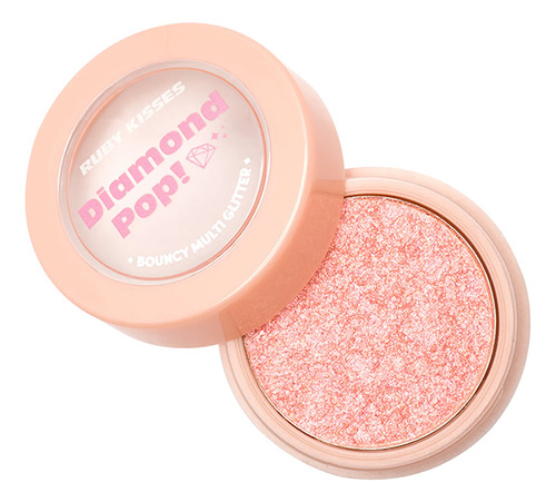 Bouncy Multi Glitter Diamond Pop Rk By Kiss - Rose Shine