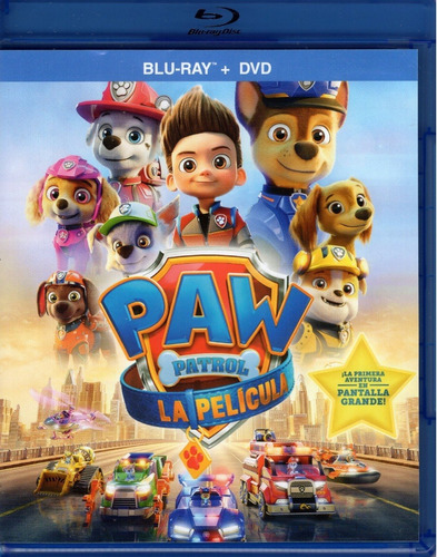 Paw Patrol La Pelicula 2021 Pelicula Blu-ray + Dvd