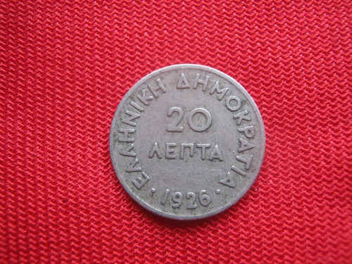 Grecia 20 Lepta 1926 