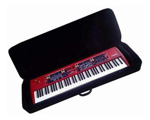Semi Case Teclado 61 Teclas Slim - Hard Case Solid Sound