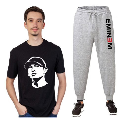 Conjunto Remera + Pantalón Jogging Eminem - Rap / Hip Hop