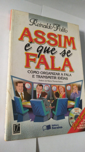 * Livro  Assim É Que Se Fala - Reinaldo Polito Com Cd