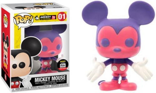 Funko Pop Disney Mickey - Mickey Mouse Pink #01 Exclusivo