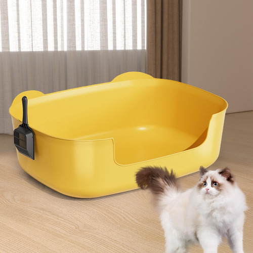 Caja De Arena Para Gatos, Inodoro Para Gatos Con Pala,