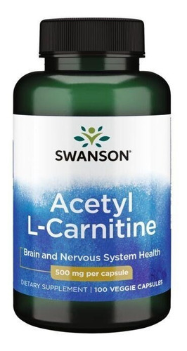 Acetil L-carnitina 500mg 100cap