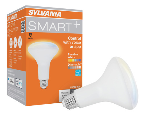 Sylvania Bombilla Led Inteligente Br30 Wifi, 9 W De Eficienc