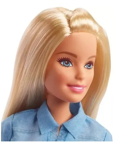 Muñeca Barbie Viajera C/ Mascota Y Accesorios Mattel Fwv25