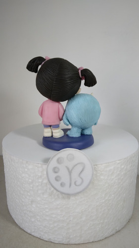 Monsters Inc, Mike Y Boo Adorno Artesanal