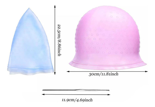 2 Silicona Highlight Cap Peluquería Diy Universal