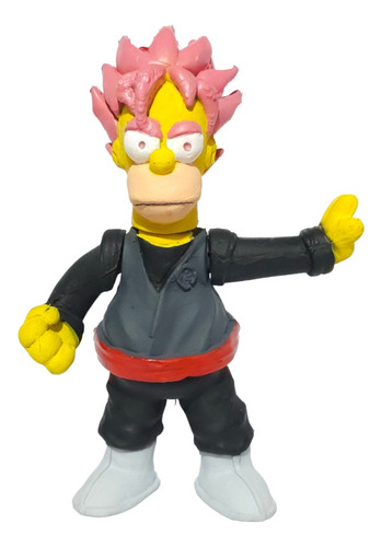Figura Juguete Los Simpson Parodia Homero Goku Black Dragon