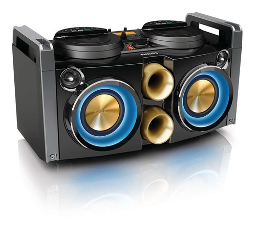 Audio Philips 380w 2 Bandejas Dj Mezcladoras Nuevo En Caja