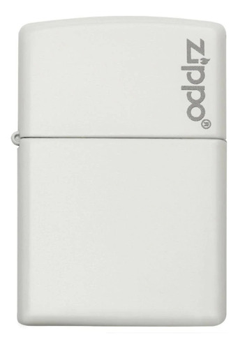 Encendedor Zippo White Matte Con Logo Original Aventureros