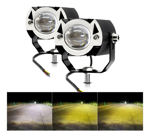 Faros Delanteros De Motocicleta Para Suv 6000k/3000k.cars Le