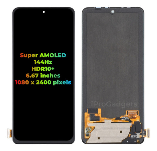 P0m Pantalla Táctil Amoled Para Blackshark 4 Pro Par-h0