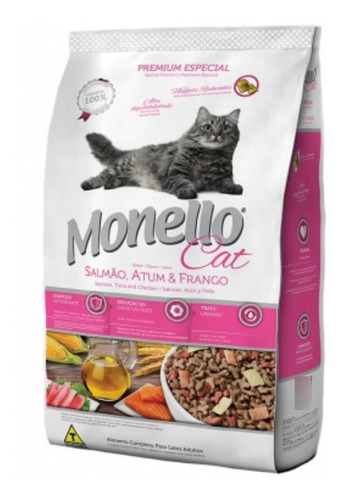 Monello Cat Salmón * 3 Unidades De 1 Kg