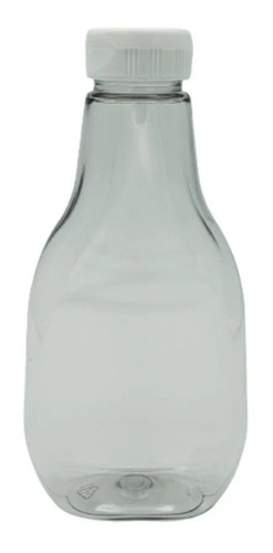 Botella Pet Squeeze 500ml Con Tapa Fliptop Y Liner (50 Pza)