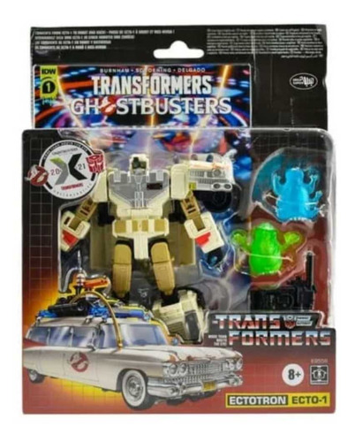 Ghostbusters Ectotron Ecto1 Transformers  De 17 Cm 