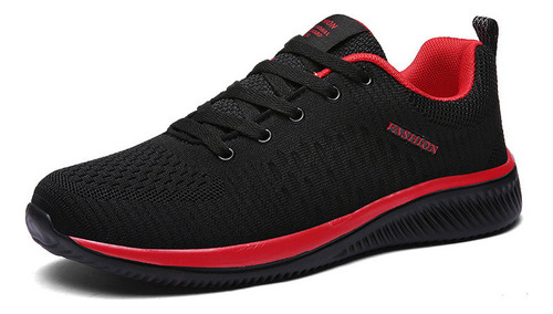 C Tenis Negros Hombre Zapatillas Transpirables De Talla [z]